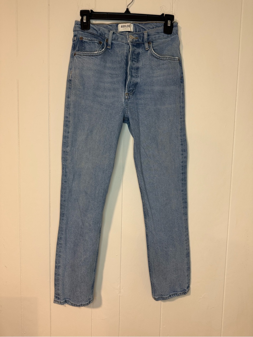 Agolde high rise Riley straight leg jeans